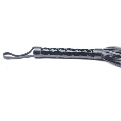 Black Color Embossed Whip